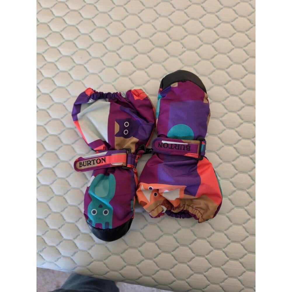 Burton Kids Snow Mittens 4T Critter Print